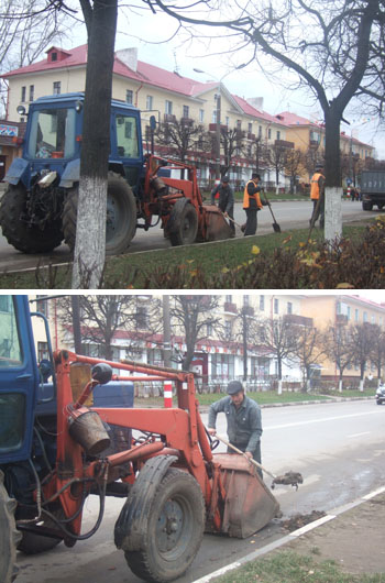 В городе Шумерле продолжается осенний месячник по благоустройству
